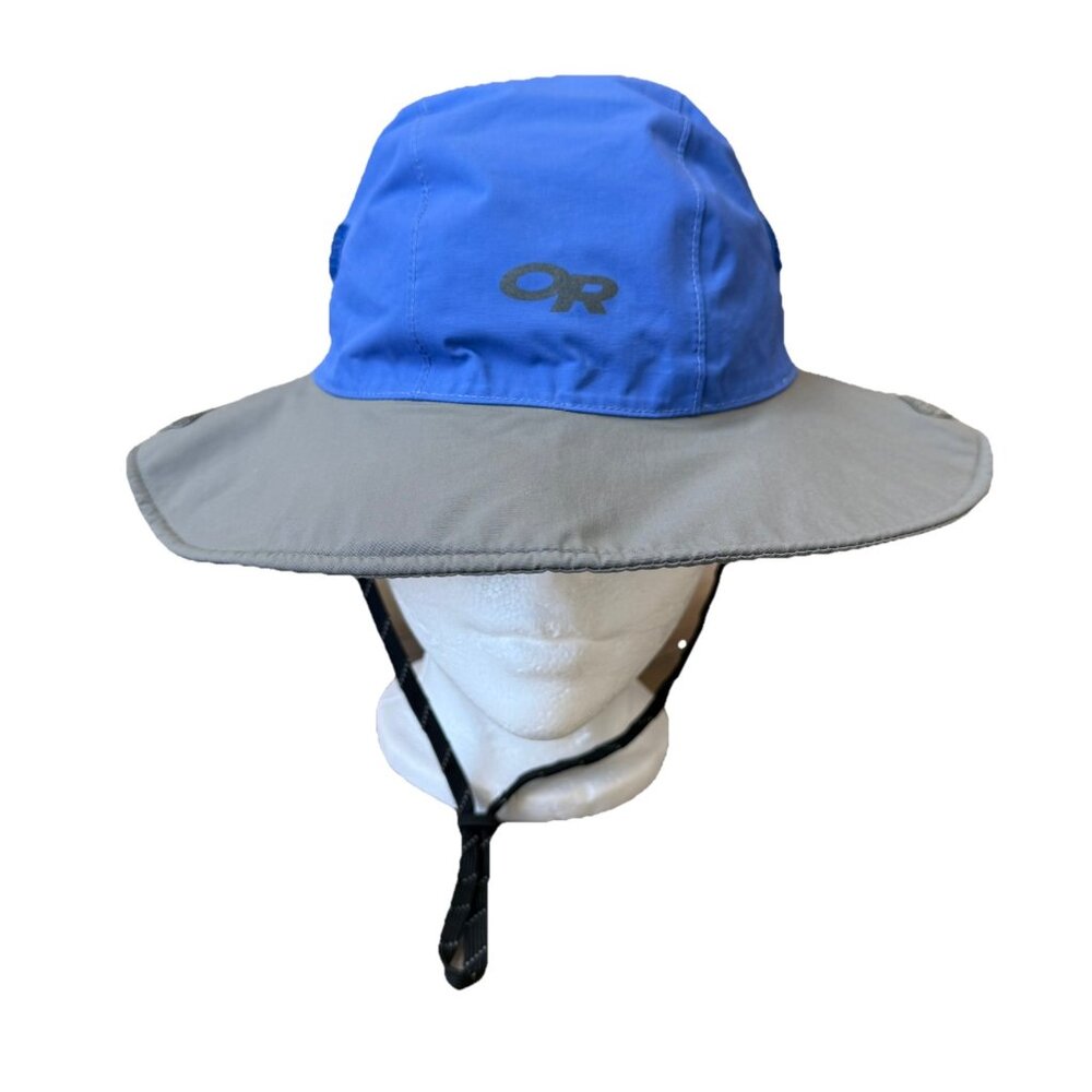 Outdoor Research Seattle Sombrero Sun Hat Waterproof Boonie UPF 50 Kids M/L Blue